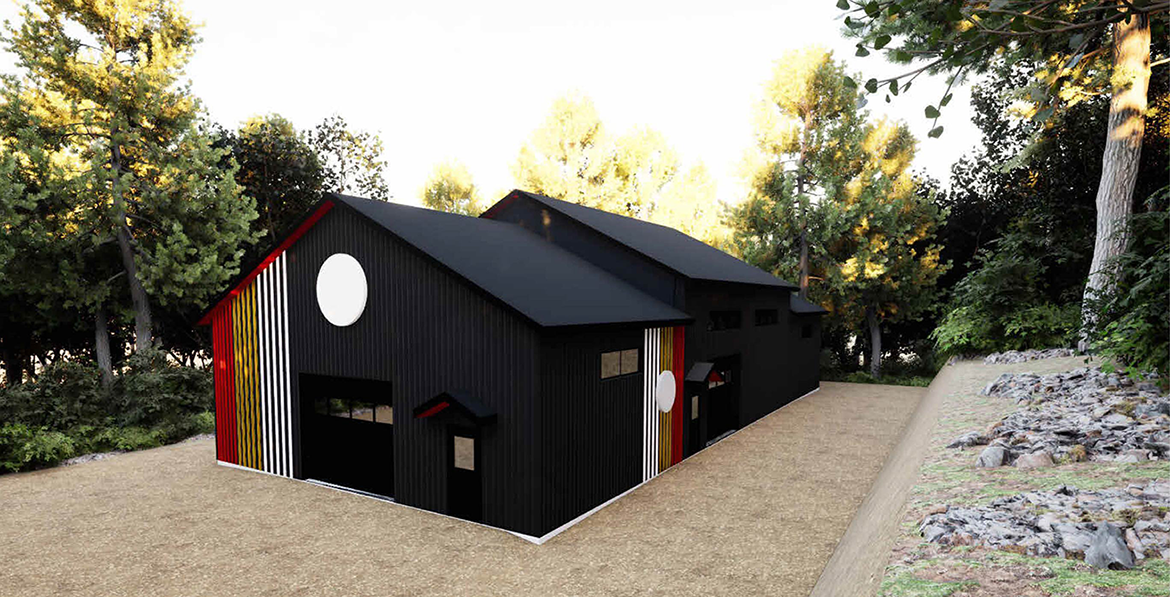 Photo of the sugar bush building