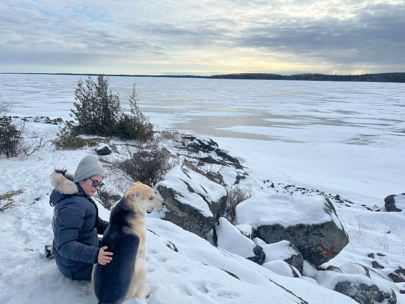 Morgan Courtney apprécie les paysages du Nord.